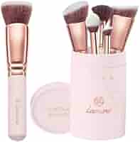 Amazon.com: Kabuki Foundation Brush (Rose) with Contour